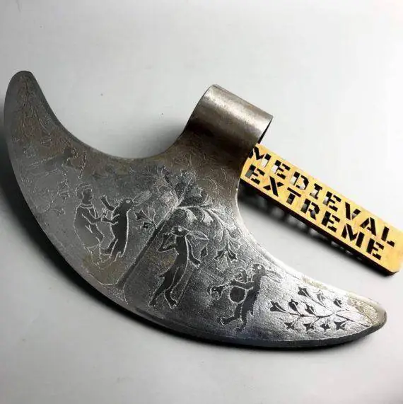 Engraved axe head side 2