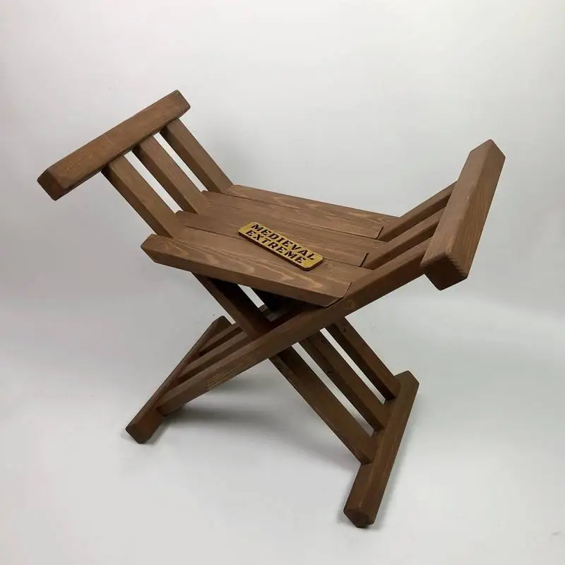 Medieval folding chair