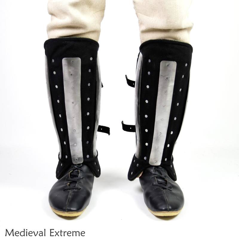 Anatomical Splinted Greaves • Medieval Extreme