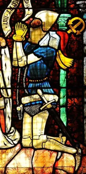 Figure 12 - Stained Glass from Stiftskirche, Klagenfurt, Carinthia, Austria (ca 1390)