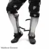 Three segments greaves armor for medieval battles