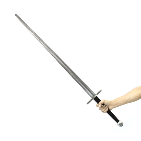 Training longsword for armored combat in hands