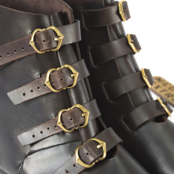 buckles Medieval boots with buckles 15th century front