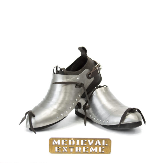 Medieval boots with sabaton combo pair