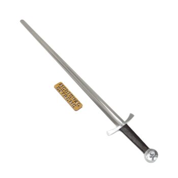 Arming sword with disc pommel