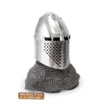 Chainmail collar for armored combat • Medieval Extreme