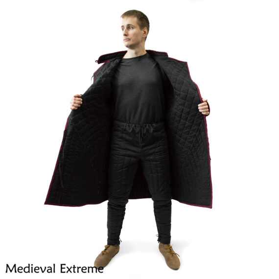 Eastern-style padded Gambeson ( also known as Ottoman empire padded kaftan) opened