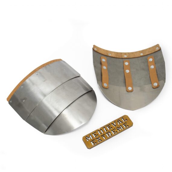Segmented tassets for medieval combat front and back