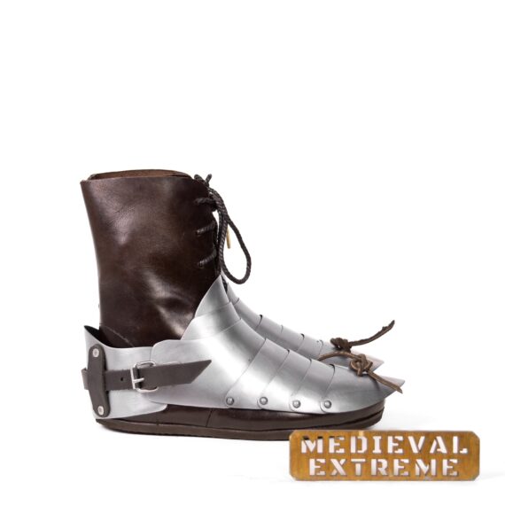 Combat boots and sabatons with heel bundle side