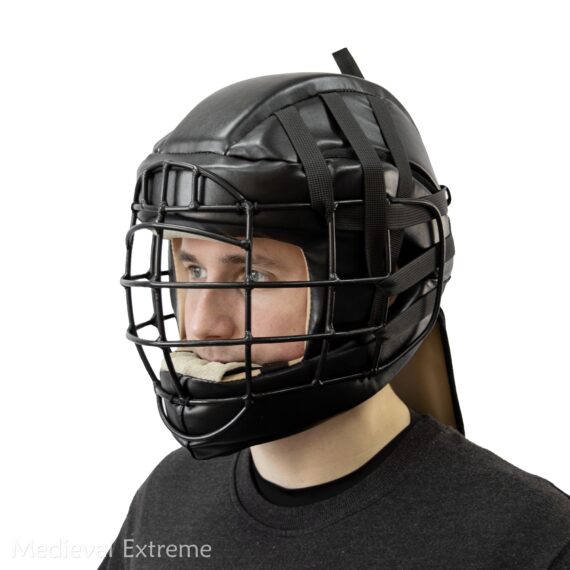 Soft armor training helmet semi side