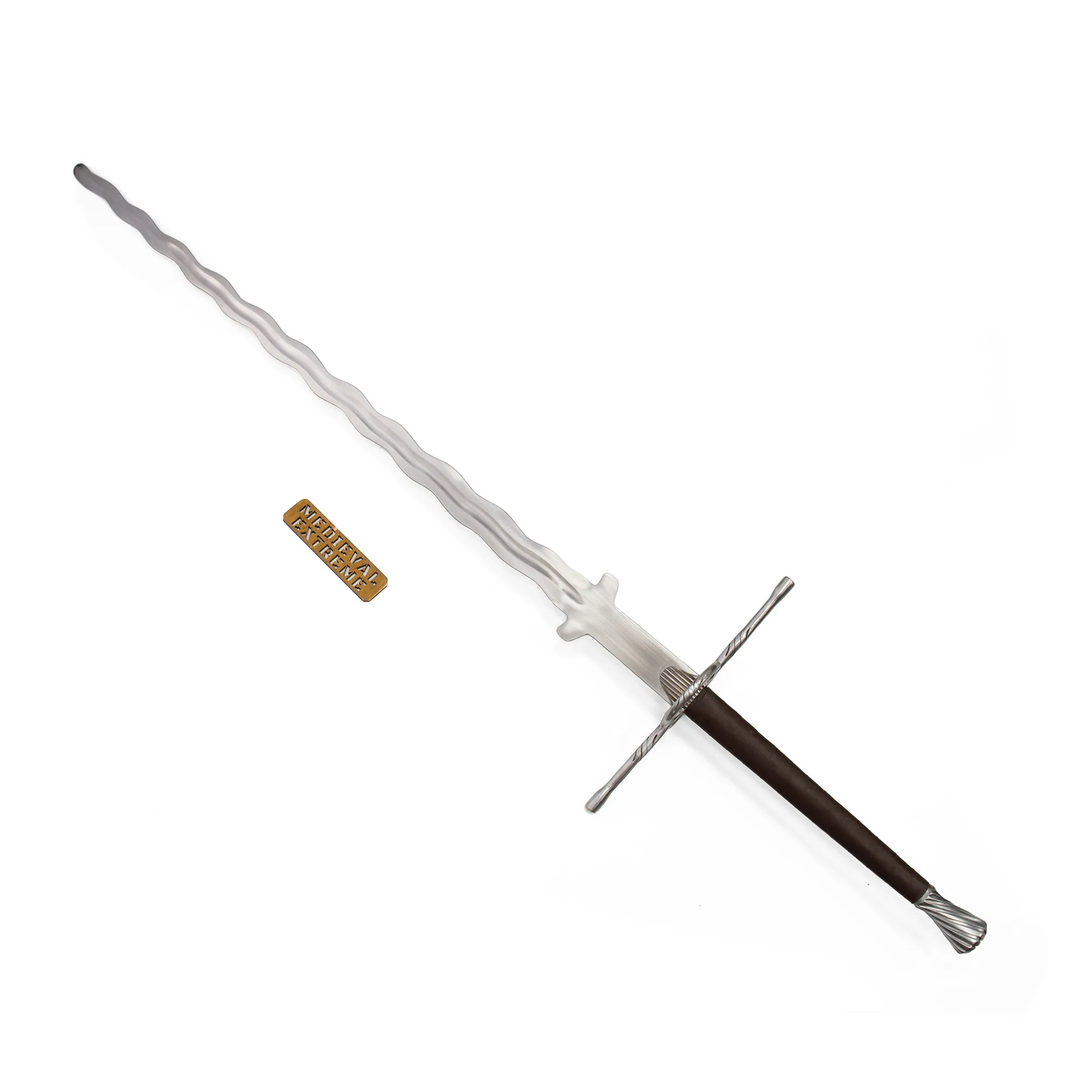 Advanced flamberge two-handed sword