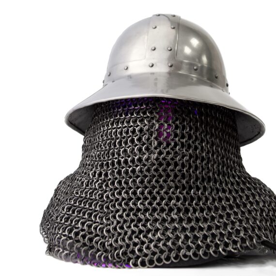 Kettle Hat helmet for armored combat front