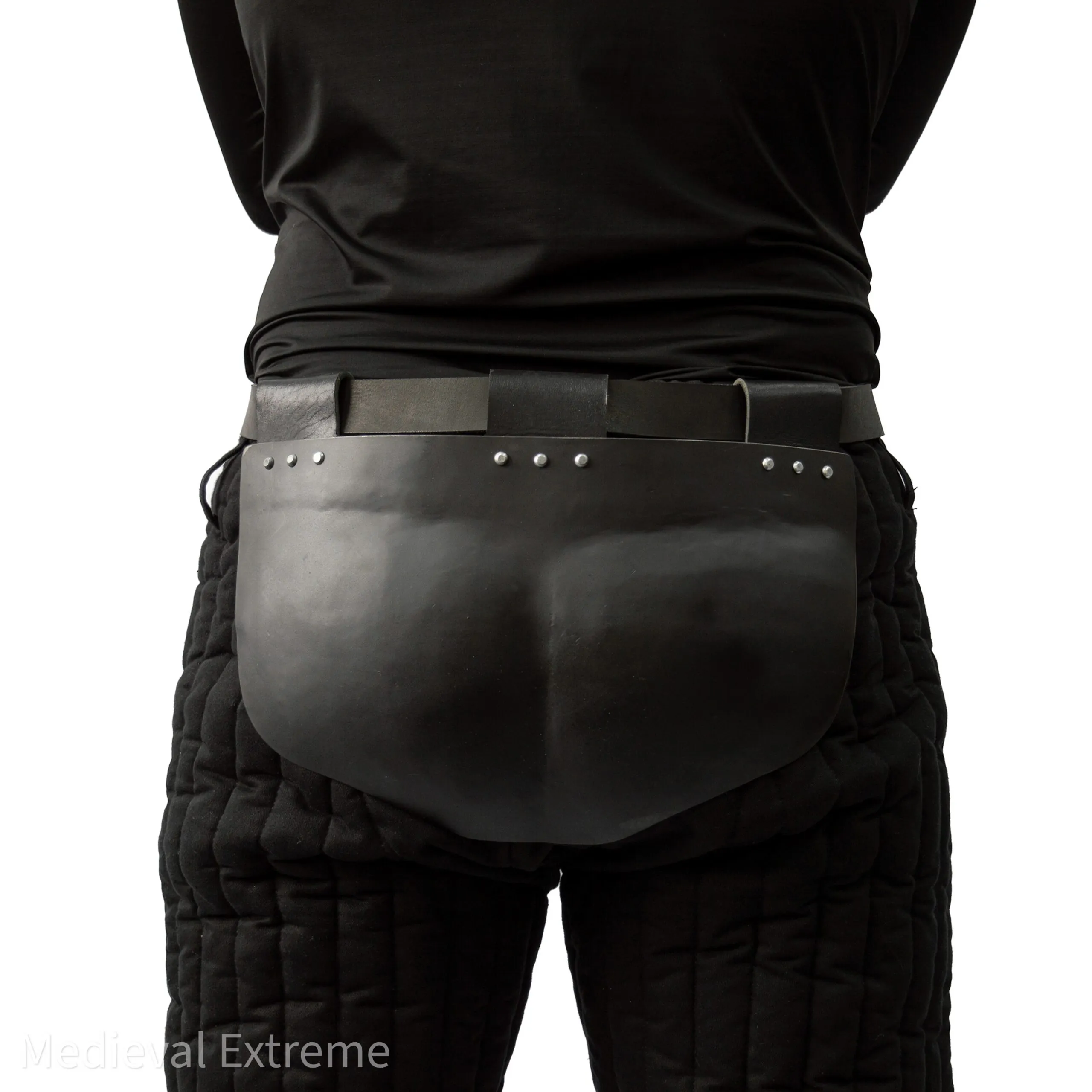 Buttocks protection for armored combat