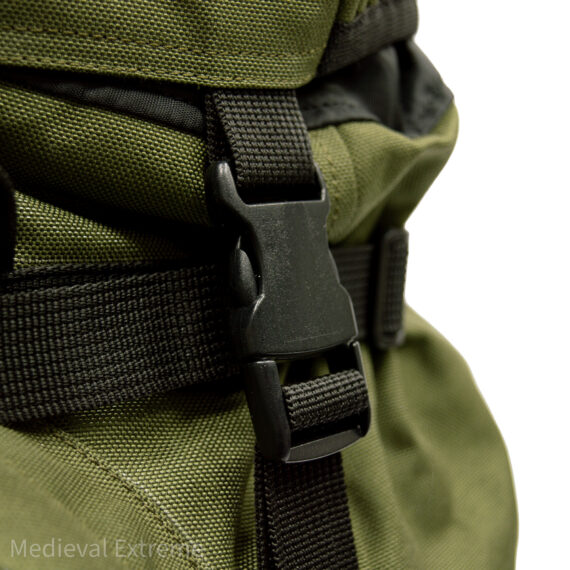 Backpack for armor 125 liters olive outer pocket buckles