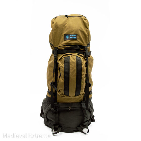 Backpack for armor 125 liters coyote brown front