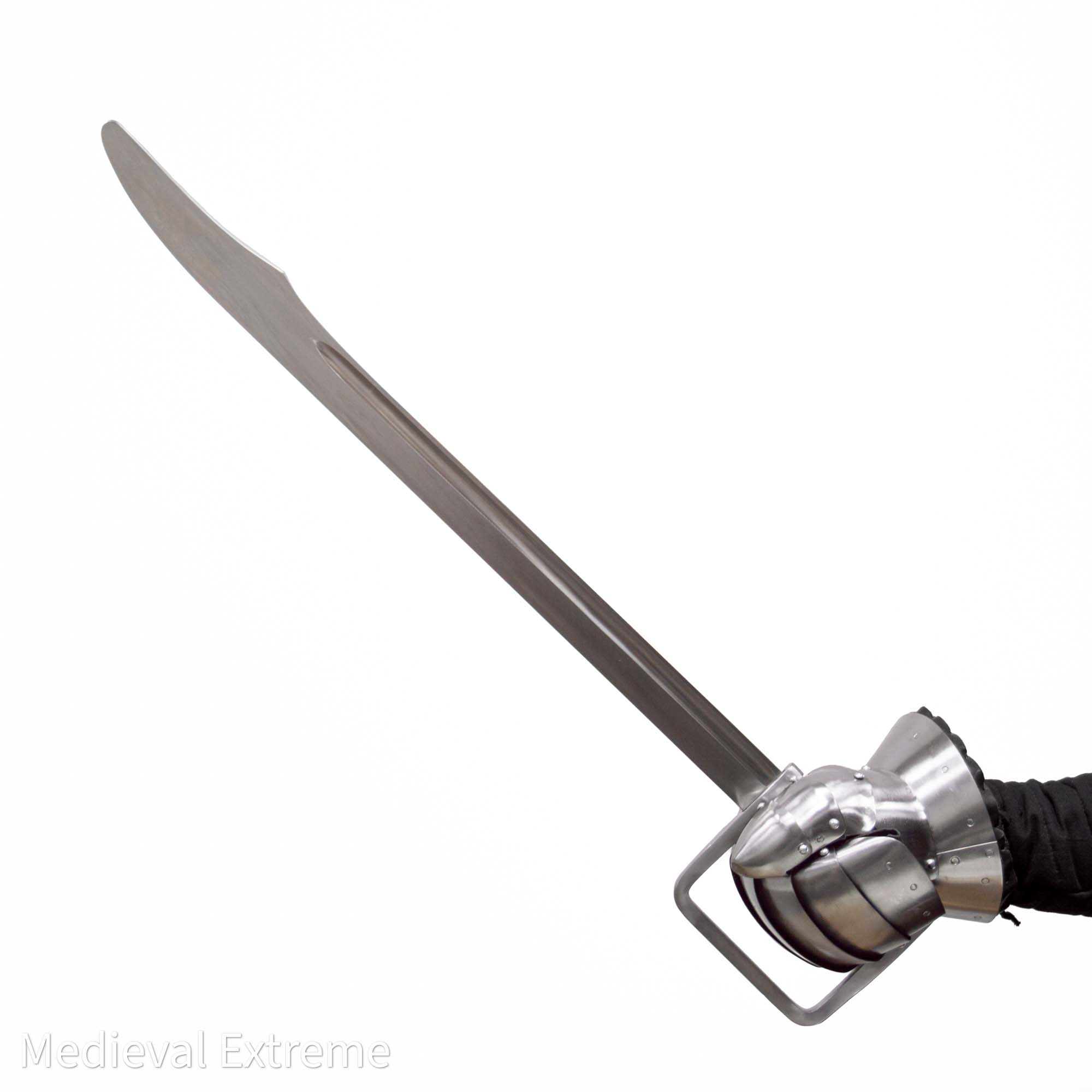 Falchion for medieval combat “Storm” in hand