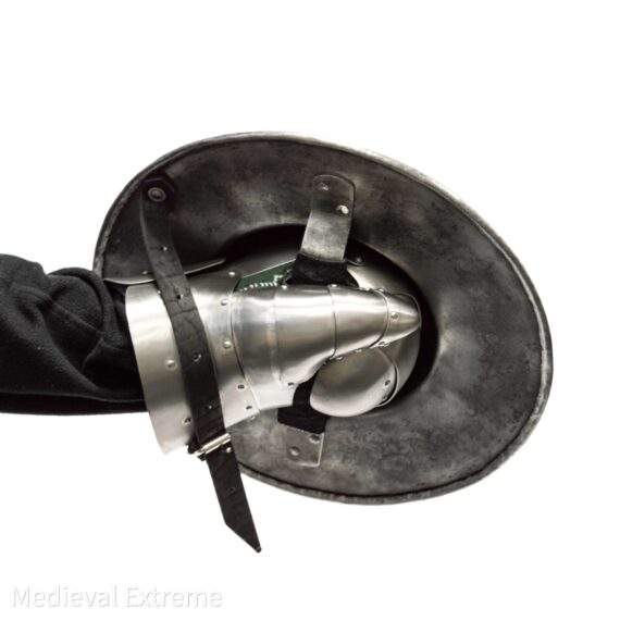 Titanium full shield mitten with buckler