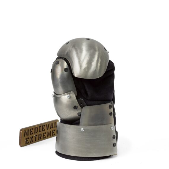 Shield mitten for armored combat palm