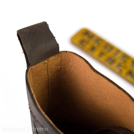 Battle boots with logo heel loop