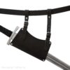 Half scabbard for armored combat