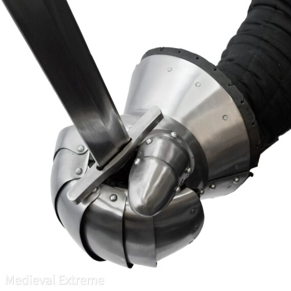 Basic hardened steel mittens with sword