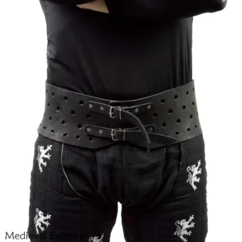 Leather arming belt (c-belt) for armored combat - XL (90-110 cm)