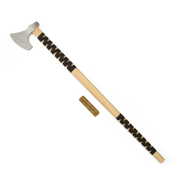 Light long axe for armored combat full length