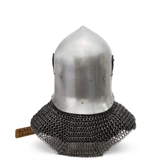 Helmet Armet for armored combat back