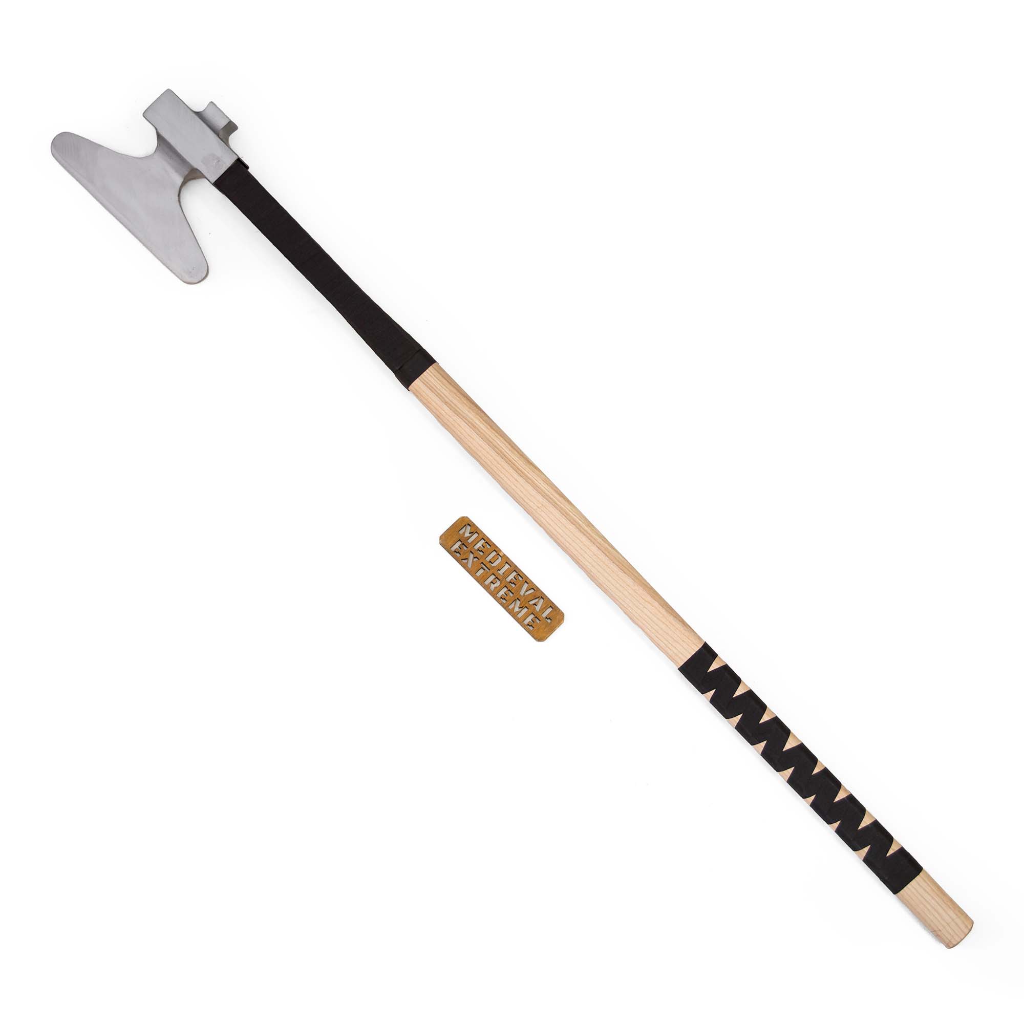 Buhurt poleaxe with shaft full length