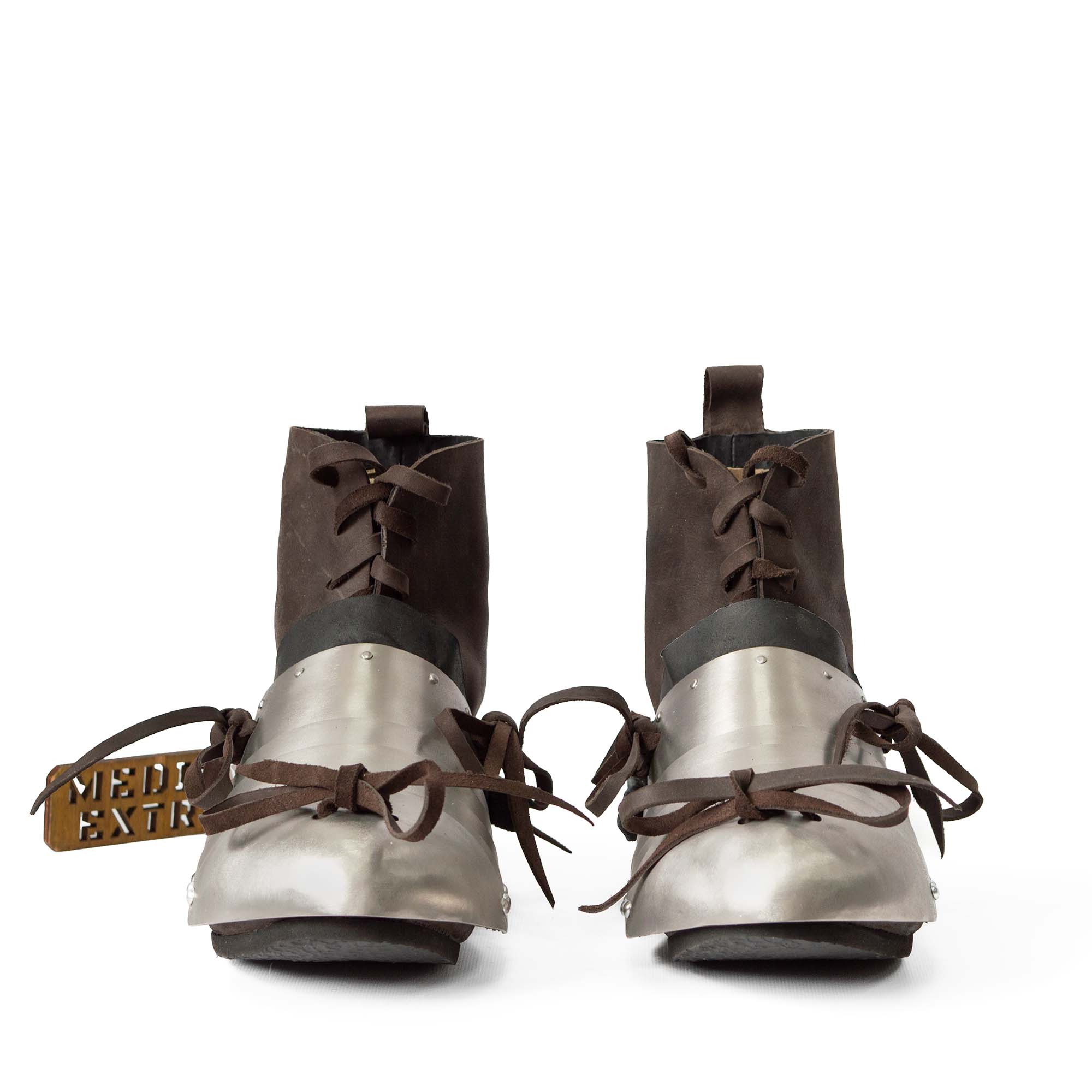 Advanced buhurt boots + sabatons bundle front