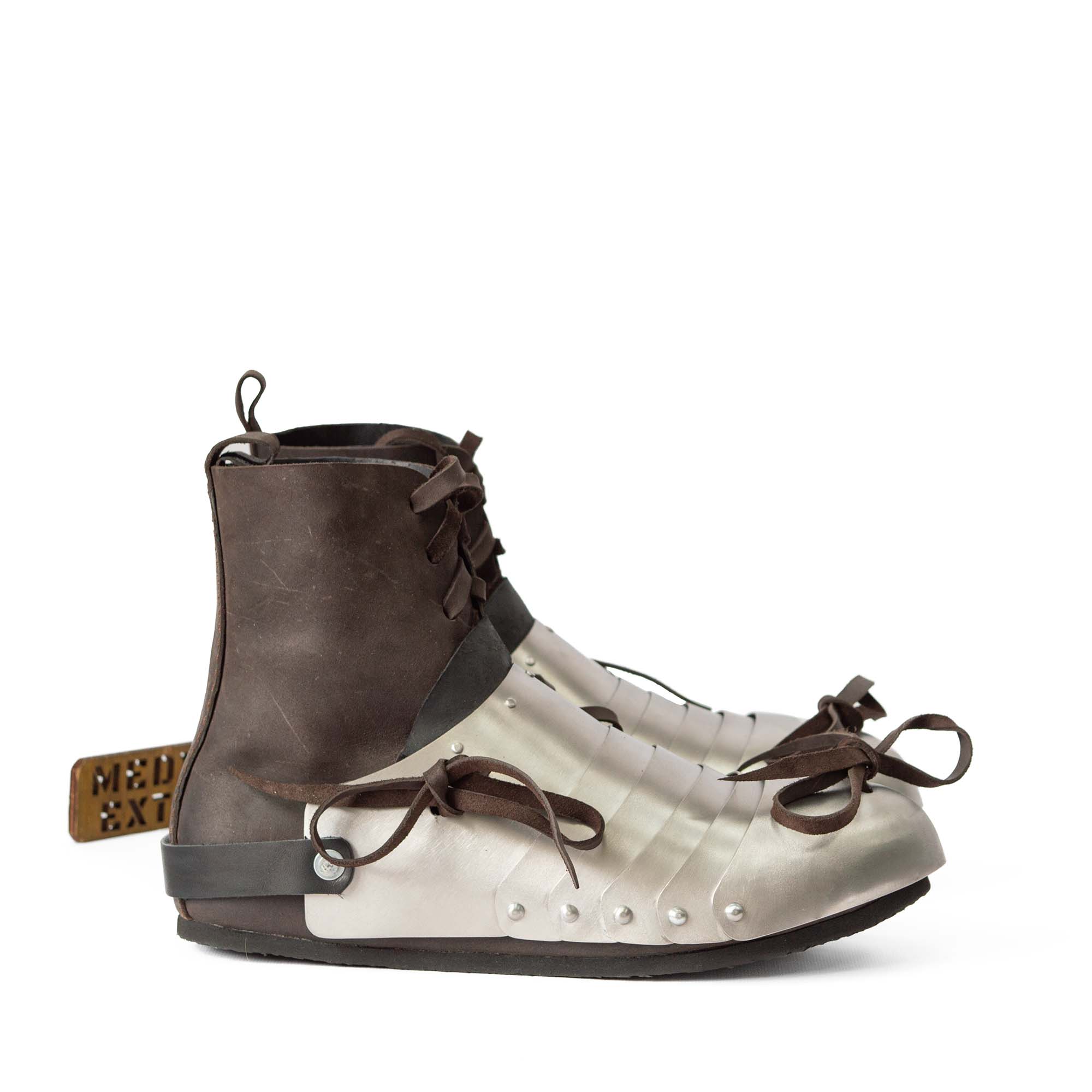 Advanced buhurt boots + sabatons bundle side