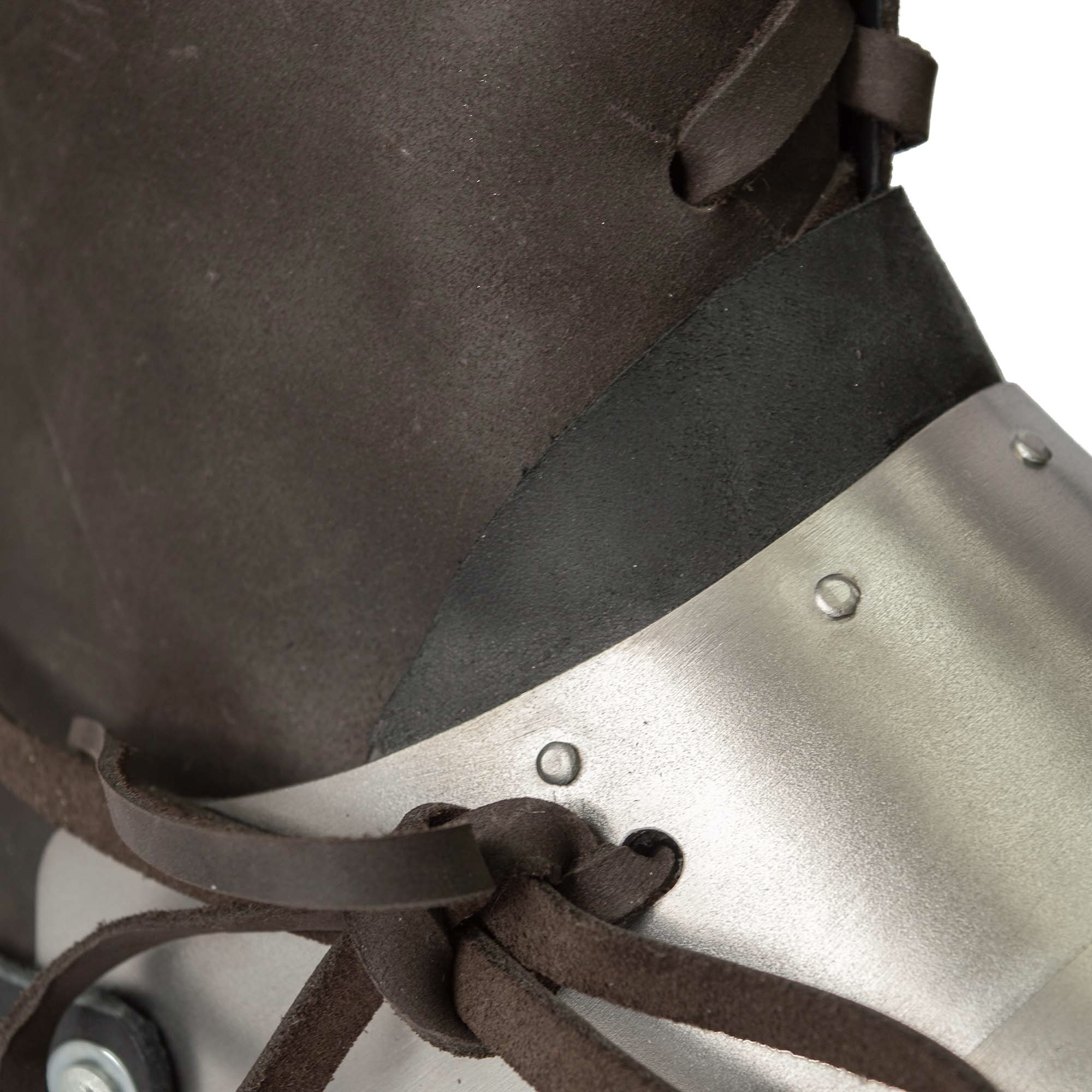 Advanced buhurt boots + sabatons bundle leather