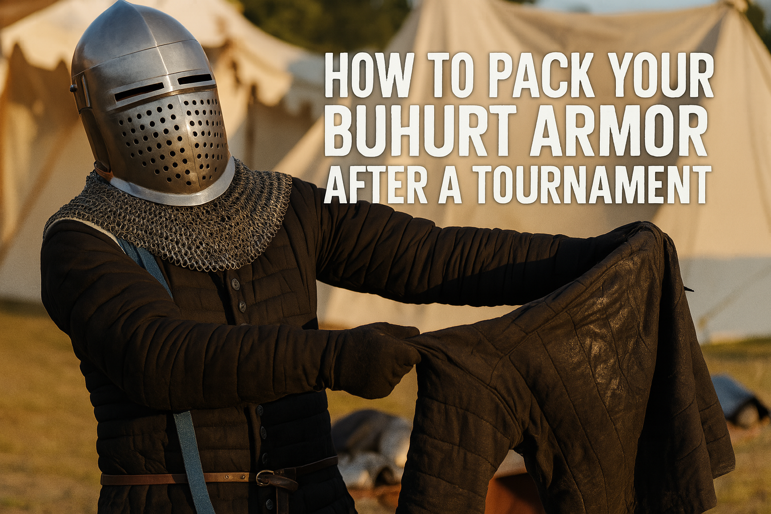 How to pack your buhurt armor after a tournament blog post
