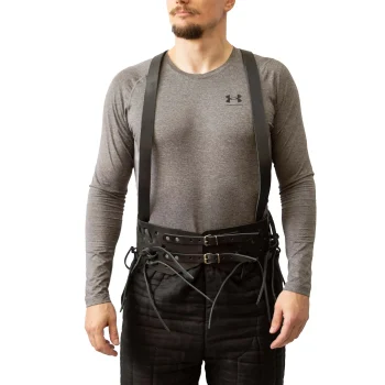 Suspenders for Leather Arming Belt front Battle Belt System