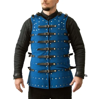 Corazzina 5 Parts Brigantine – adjustable modular brigandine for medieval combat and buhurt front