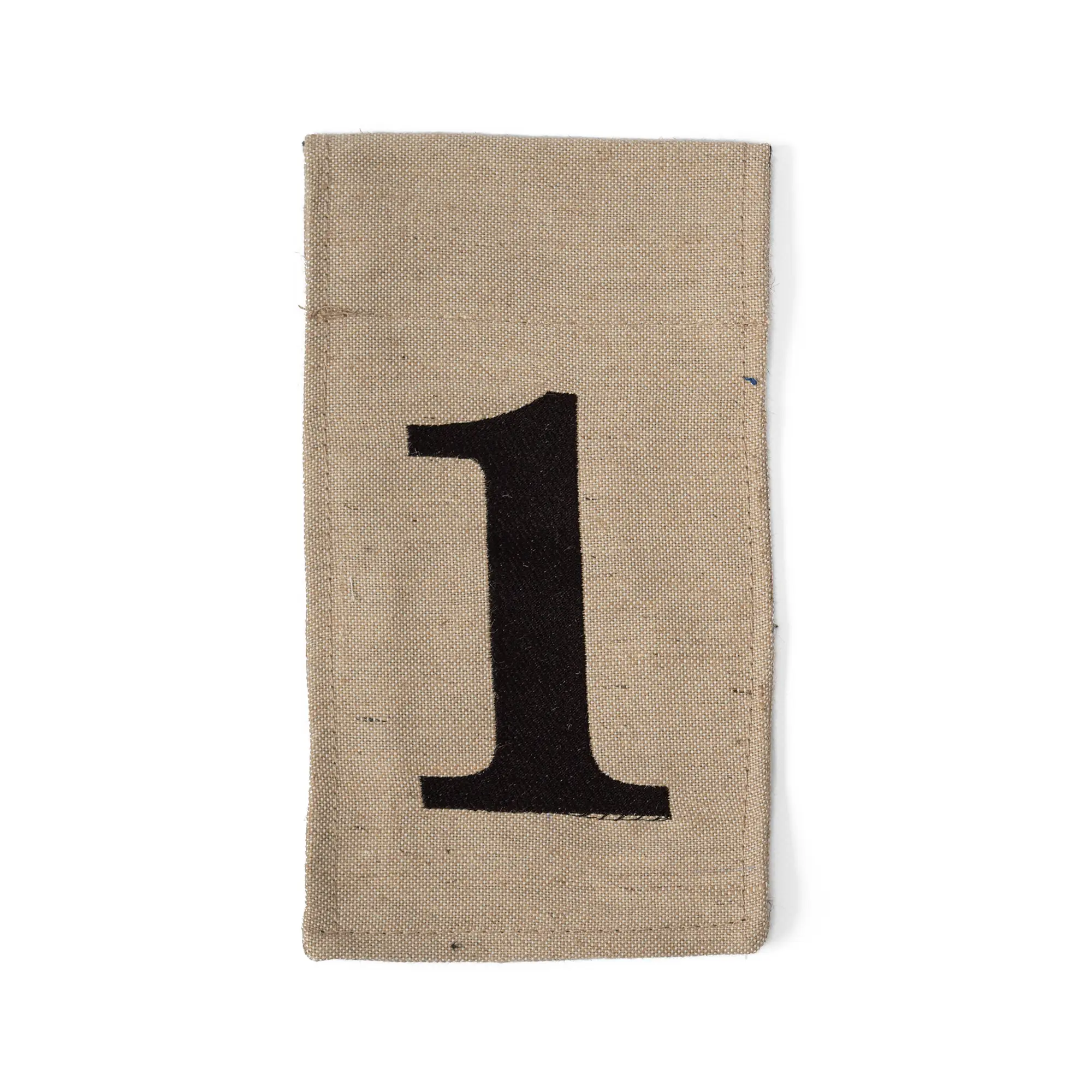 Belt flags for armored combat – embroidered ID flags for buhurt fighters - single hard linen flag