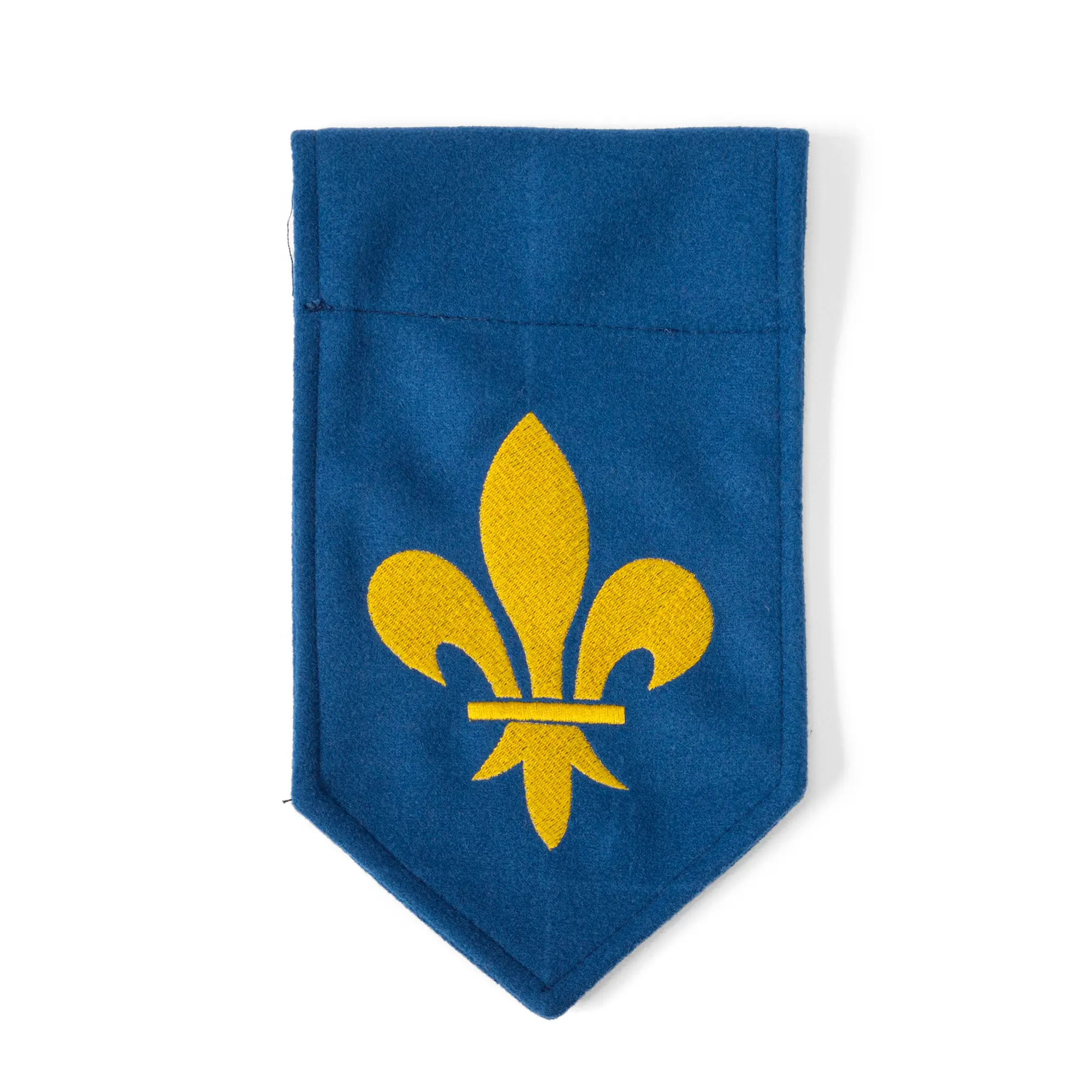 Belt flags for armored combat – embroidered ID flags for buhurt fighters - 1 wool flag with logo