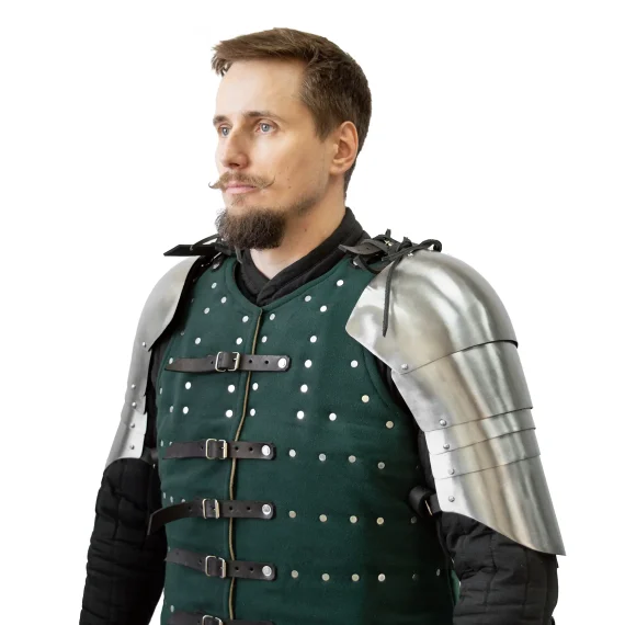 Advanced Segmented Shoulders Rise – hardened steel shoulder armor for medieval combat 3/4