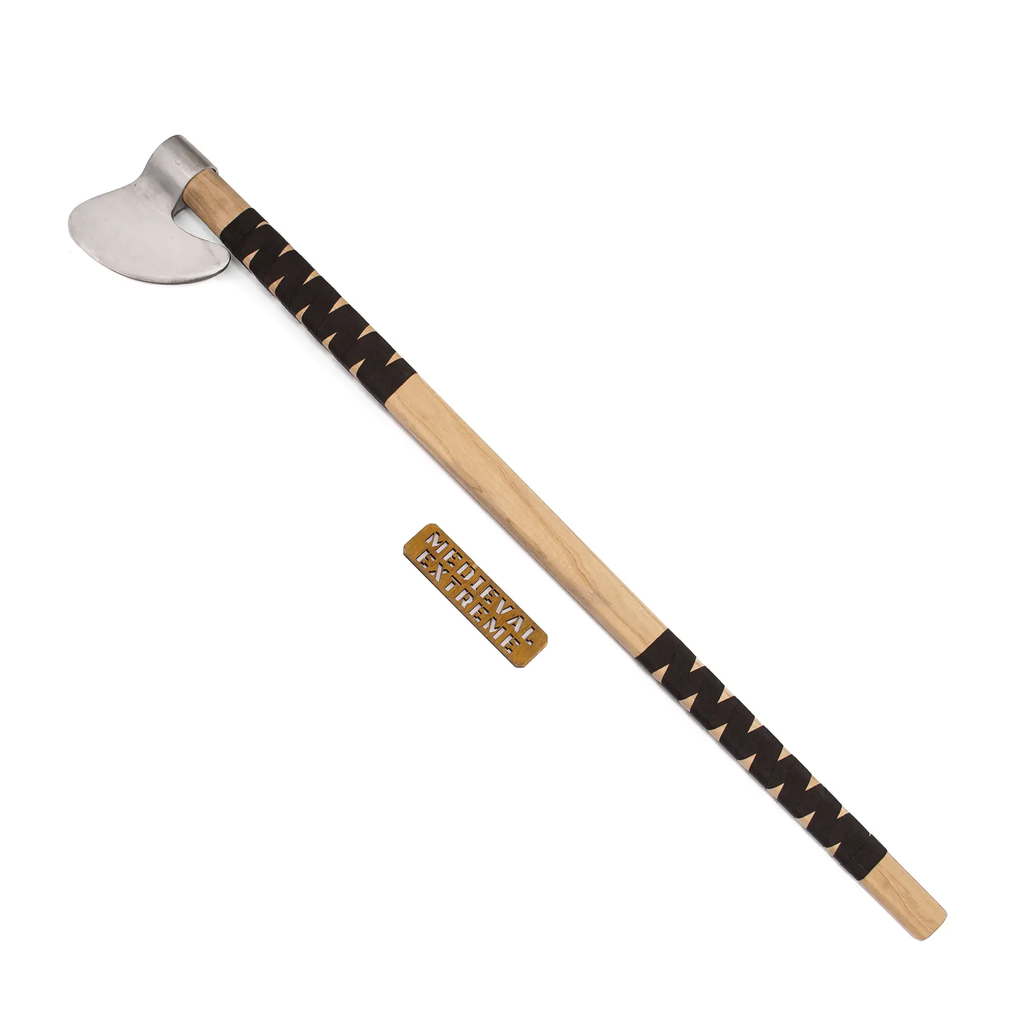 Long Axe 100 cm – short, powerful axe for armored combat and close-range grappling full length