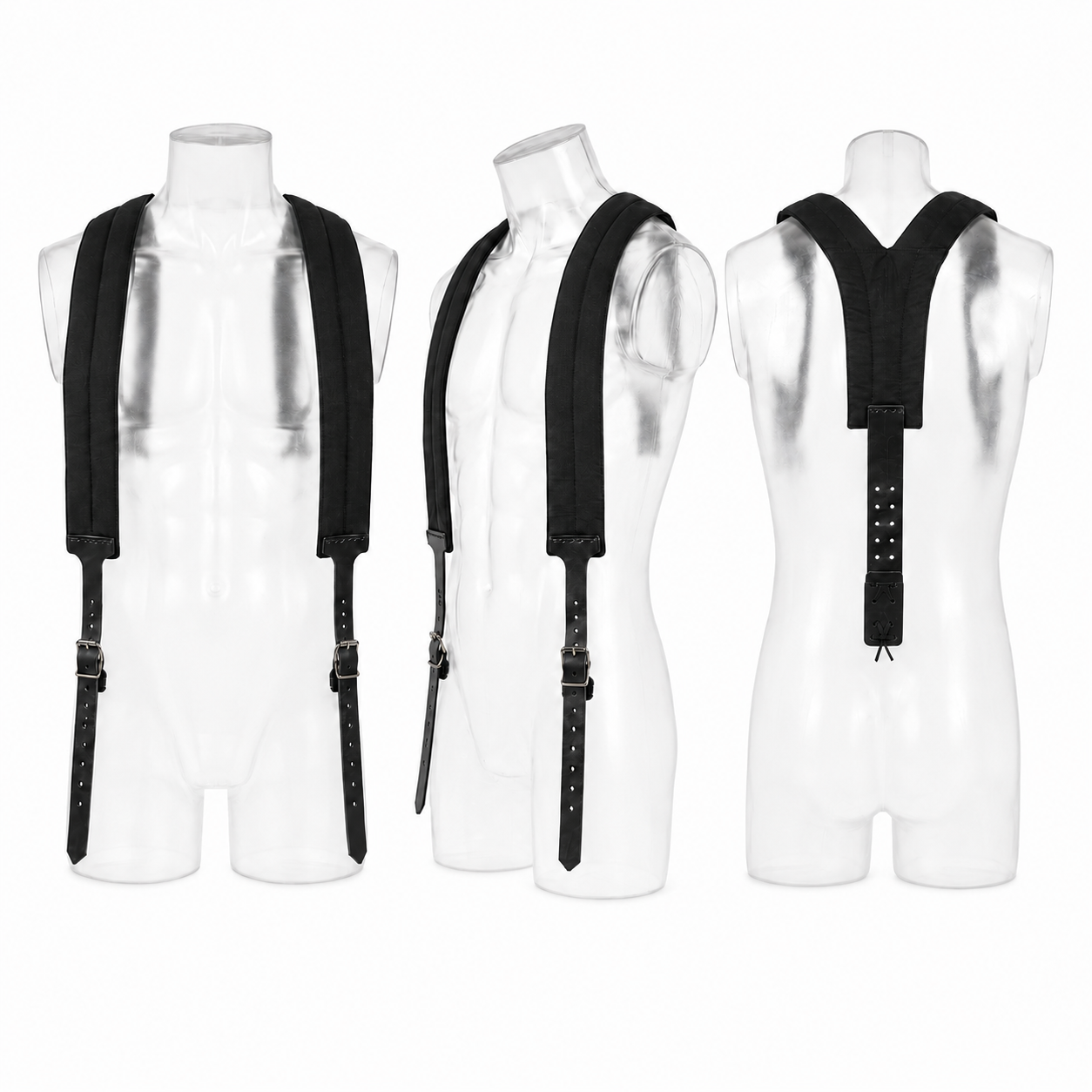 Adjustable Suspenders for Linen Lendenier - C-Belt Support