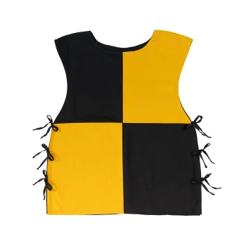 basic armored combat tabard surcoat in team colors worn over armor black and yellow