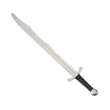 French One-Handed Falchion with wide blade and anti-slip leather grip