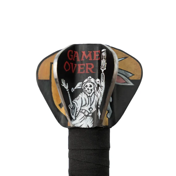 Custom Painted Mace Bundle with custom painted armored combat mace 4