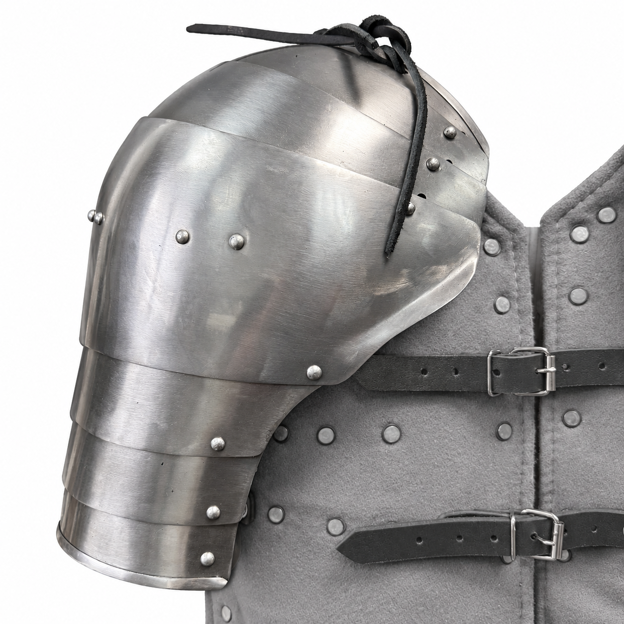 clipse 7-Segmented Pauldrons for armored combat with articulated hardened steel plates 3/4